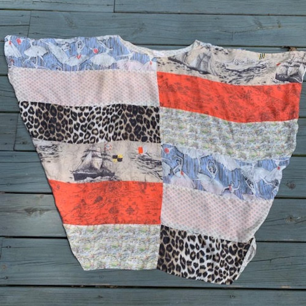 Anthropologie L.P.O. by Laurence Mahelo Silk Tunic